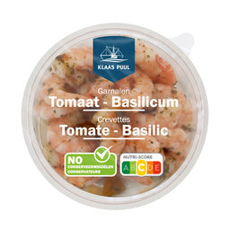Garnalen Z/C Tomaat/Basilicum