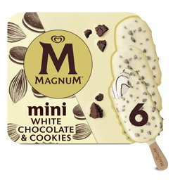 Ijs | Multipack White Chocolate & Cookies | 6x55 ml