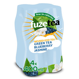 Fuze tea | Groene thee | Bosbessen | Jasmine | 4X0.4L
