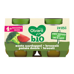 Zoete Aardappel Broccoli | Bio | 4 Maanden