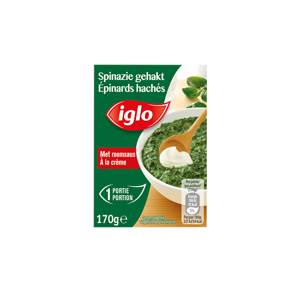 Iglo Spinazie Met Room Www Delhaize Be