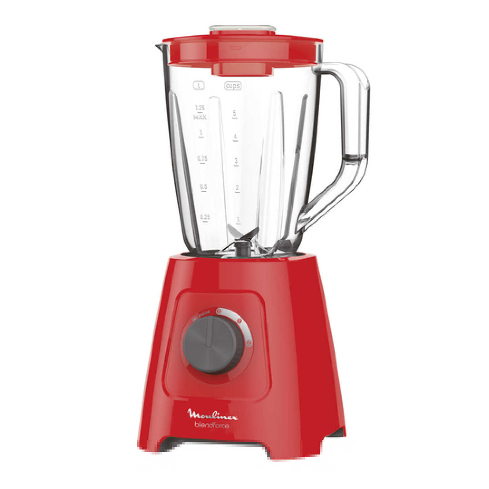 Moulinex Blender Blendforce Rouge Www Delhaize Be