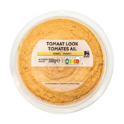 Hummus Look Tomaten