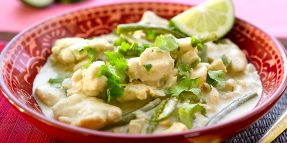 Emince De Poulet Au Curry Vert