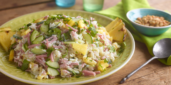 Salade De Riz Au Jambon Et A L Ananas