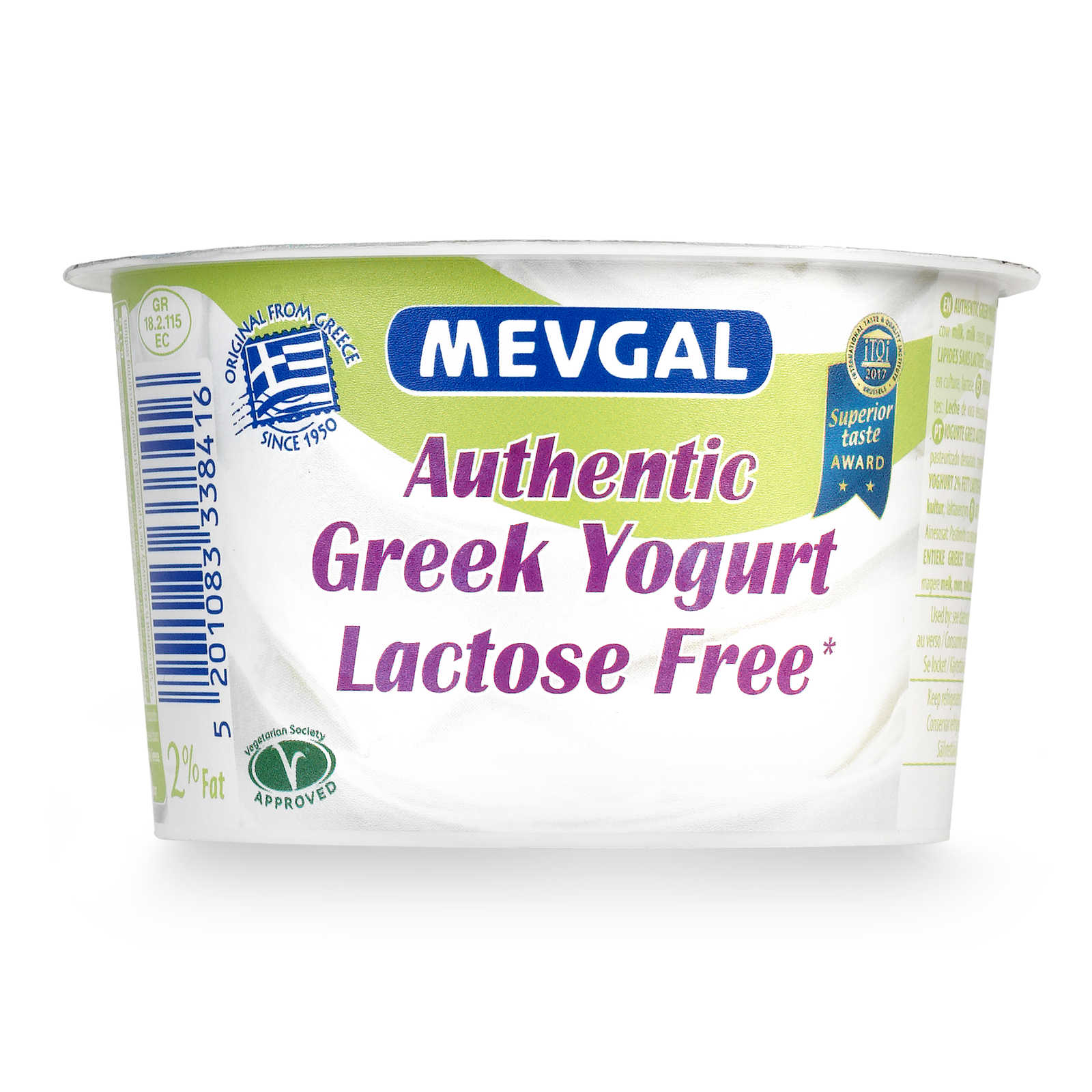 Mevgal Authentique Yaourt Grec 2 Matiere Grasse Sans Lactose Www Delhaize Be